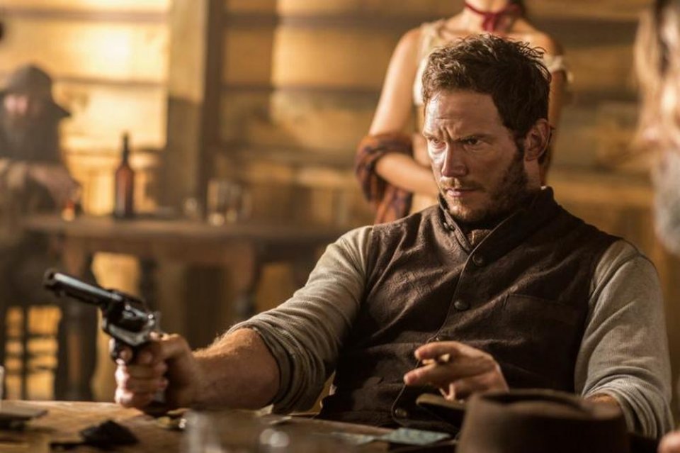 I magnifici 7: Chris Pratt in una scena del film