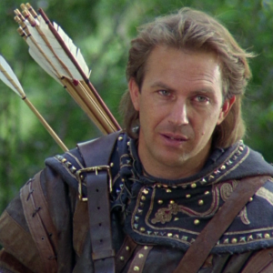 Kevin Costner in Robin Hood, il principe dei ladri