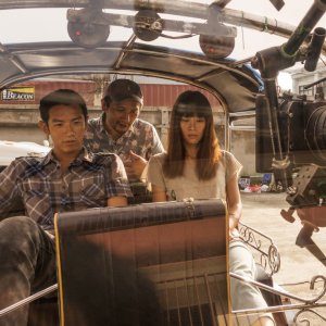 The Road to Mandalay: un'immagine dal set del film