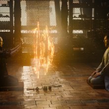 Doctor Strange: Tilda Swinton e Benedict Cumberbatch in una foto del film