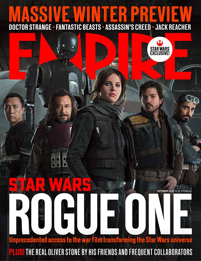 Rogue One: A Star Wars Story - La copertina di Empire