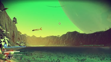 No Man's Sky: animali volanti in un'immagine del gioco