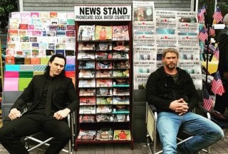 Thor: Ragnarok Chris Hemsworth e Tom Hiddleston sul set