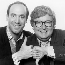 I critici USA Roger Ebert e Gene Siskel ritratti in una foto