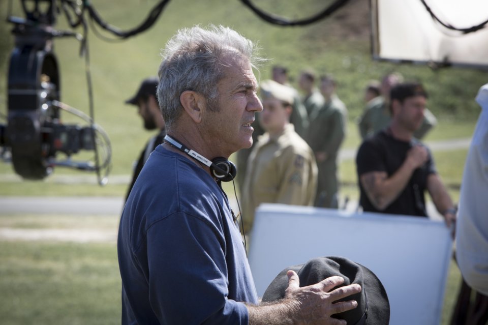Hacksaw Ridge: Mel Gibson sul set del film