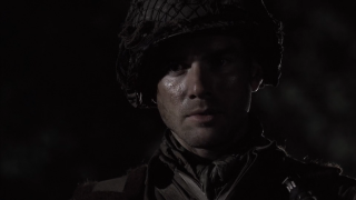 Band of Brothers: Matthew Settle durante una scena della serie