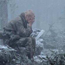 Band of Brothers:  Neal McDonough in una scena drammatica della serie