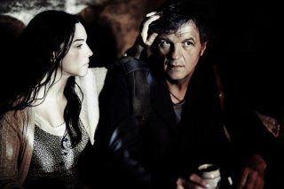 Sulla Via Lattea: Monica Bellucci ed Emir Kusturica insieme in una scena del film