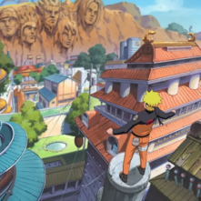 Naruto: un immagine del Villaggio della Foglia