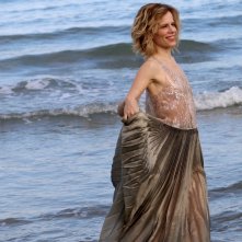 Venezia 2016: un istante del photocall della madrina Sonia Bergamasco