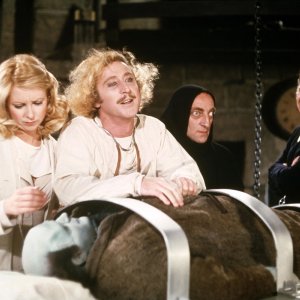 Sul set di Frankenstein Junior: