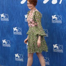 Venezia 2016: un foto di Emma Stone al Photocall di La La Land 