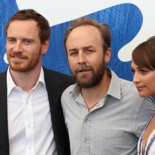 Venezia 2016: Michael Fassbender, Alicia Vikander, Derek Cianfrance al photocall di The Light Between Oceans