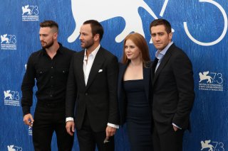 Venezia 2016: Jake Gyllenhaal, Amy Adams, Tom Ford, Aaron Taylor Johnson al photocall di Nocturnal Animals