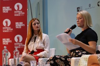 Venezia 2016: Grace Gummer durante l'incontro di Miu Miu Women's tales