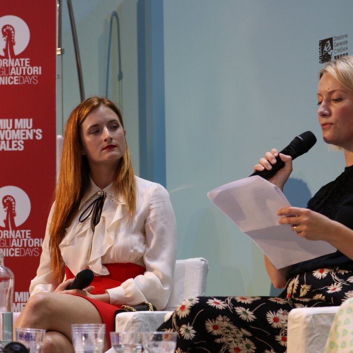 Venezia 2016: Grace Gummer durante l'incontro di Miu Miu Women's tales