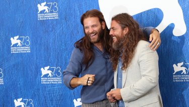 Venezia 2016: Alessandro Borghi e Mirko Frezza al photocall de Il più grande sogno