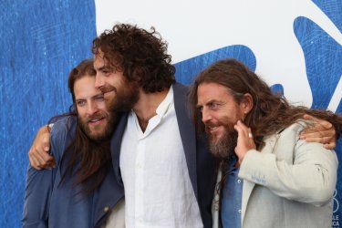 Venezia 2016: Michele Vannucci, mirko Frezza, Alessandro Borghi al photocall de Il più grande sogno