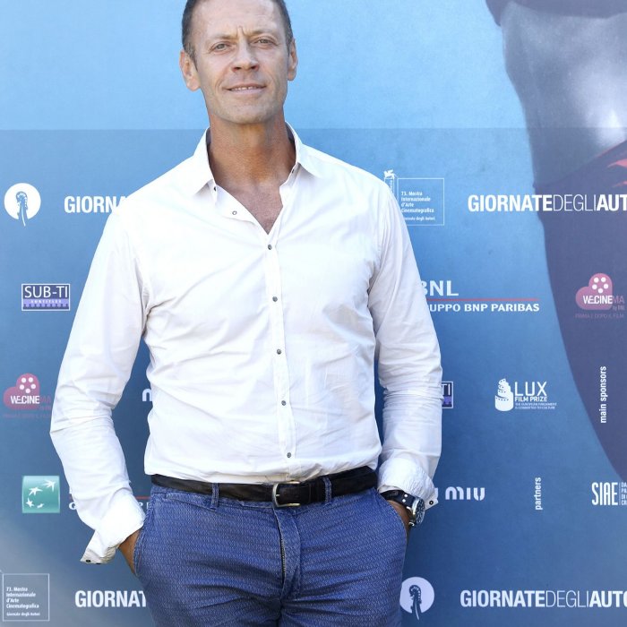 Una bella immagine di Rocco Siffredi a Venezia 2016