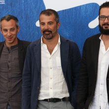 Venezia 2016: Francesco Munzi e Giuseppe Trepiccione al photocall di Assalto al cielo