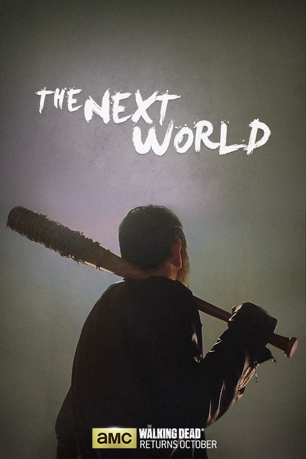 The Walking Dead Season 7 Poster Negan Bat