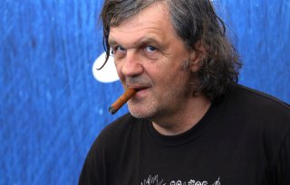 Venezia 2016: uno scatto di Emir Kusturica al photocall di On the Milky Road