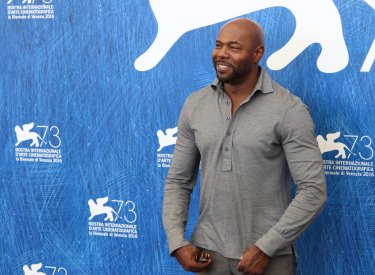 Venezia 2016: il regista Antoine Fuqua al photocall de I magnifici 7