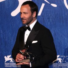 Venezia 2016: Tom Ford al photocall dei premiati