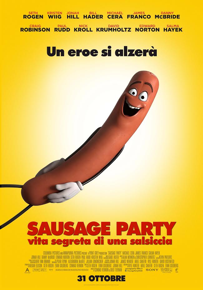 Sausage party: la locandina italiana