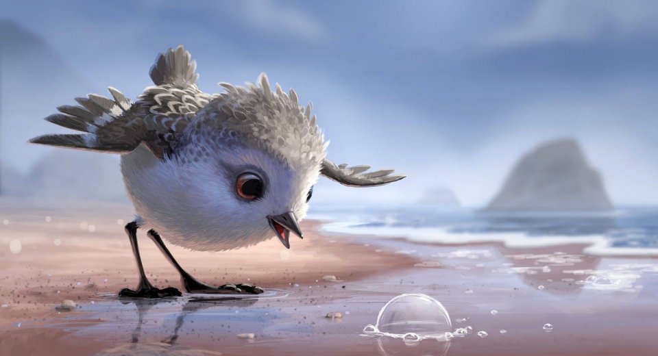 Piper: un'immagine del nuovo corto della Pixar