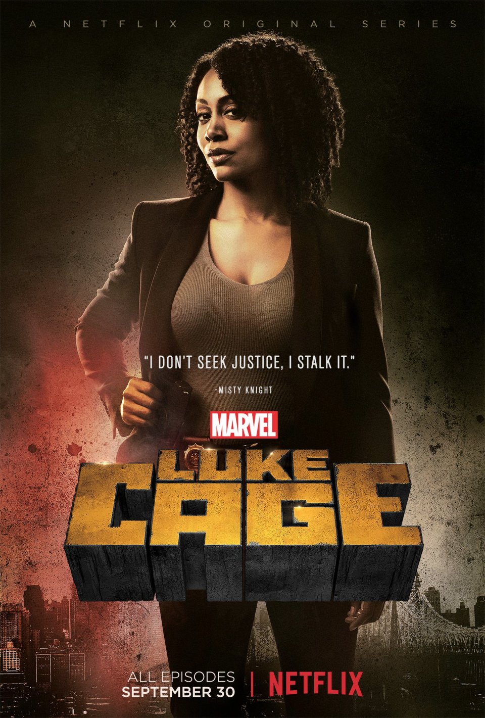 Luke Cage: il poster di Misty Knight