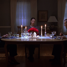 American Beauty: Kevin Spacey, Annette Bening e Thora Birch in una scena del film