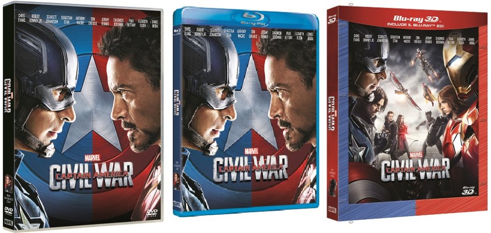 Le cover di Capitan America: Civil War