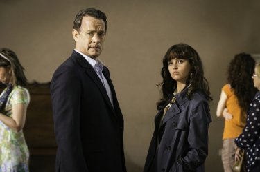 Inferno: Tom Hanks e Felicity Jones in un momento del film