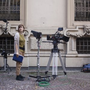 Le ultime cose: la regista Irene Dionisio sul set del film