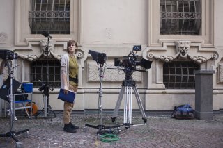 Le ultime cose: la regista Irene Dionisio sul set del film