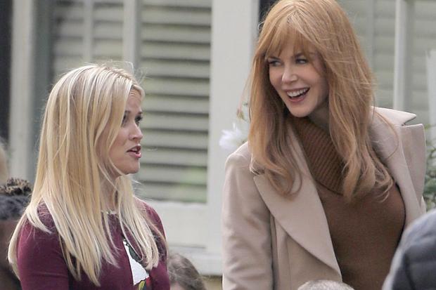 Big Little Lies: Nicole Kidman e Reese Witherspoon sul set della serie tv