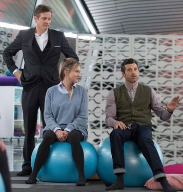 Bridget Jones's Baby: Patrick Dempsey, Colin Firth e Renée Zellweger in un'immagine tratta dal film