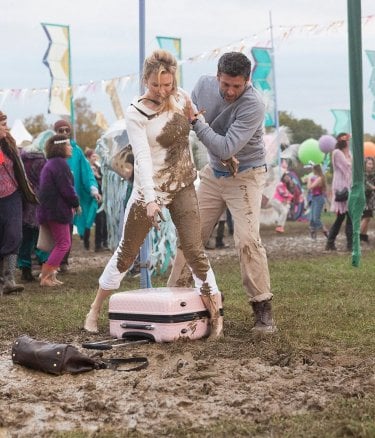 Bridget Jones's Baby: Renée Zellweger e Patrick Dempsey in una foto del film