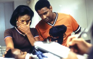 John Q: Denzel Washington in una scena del film