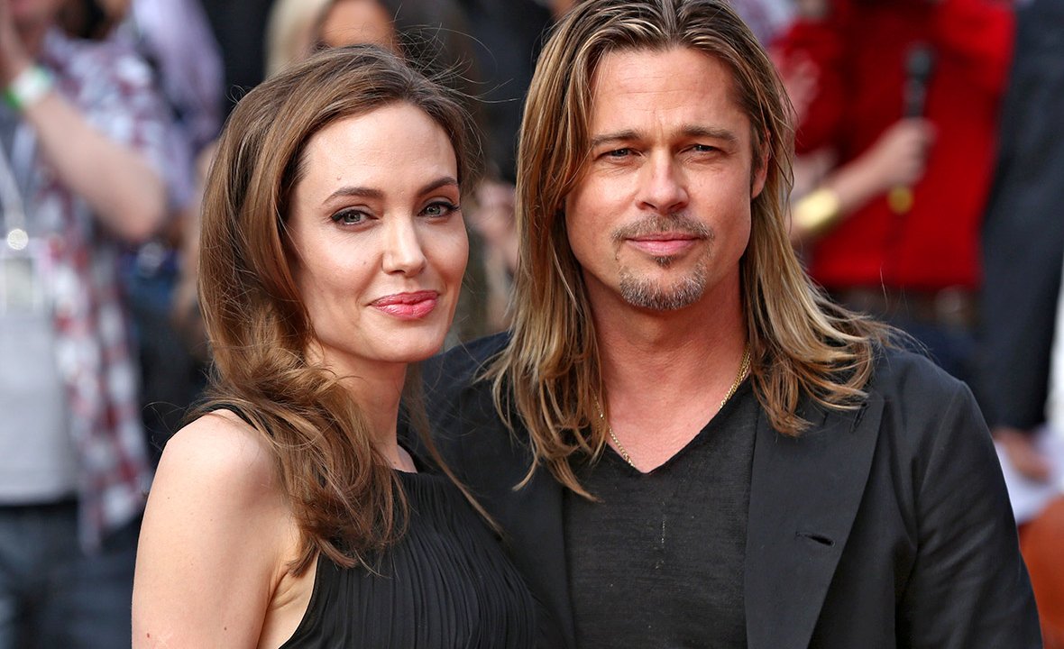 Angelina Jolie  e Brad Pitt insieme a un evento
