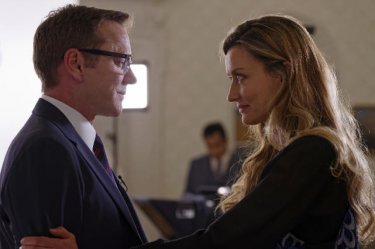 Designated surivor: gli attori Kiefer Sutherland e Natascha McElhone