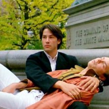 Belli e dannati: River Phoenix e Keanu Reeves in un momento del film