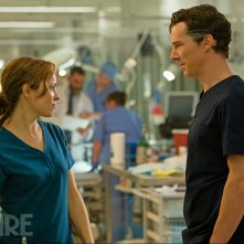 Doctor Strange: Rachel McAdams e Benedict Cumberbatch in una foto del film