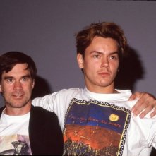 Una foto che ritrae River Phoenix e Gus Van Sant