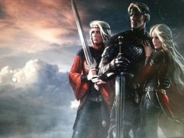 Aegon, Rhaenys e Visenya