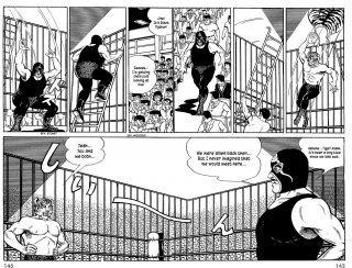 L'uomo Tigre: un'immagine del fumetto
