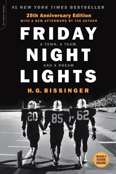 Friday Night Lights: la copertina del romanzo in occasione del 25esimo anniversario