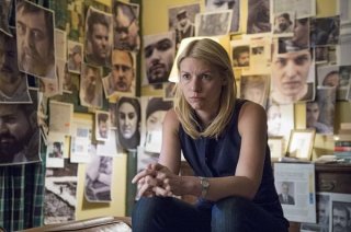 Homeland: un'immagine dell'attrice Claire Danes