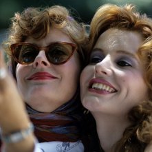 Thelma & Louise: Geena Davis e Susan Sarandon in una scena del film